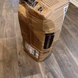 The Audubon Shop - Busted up shipping box