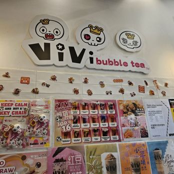 ViVi Bubble Tea - a variety of items on display - Bubble Tea Near Me - New York, New York ViVi Bubble Tea - a variety of items on display - Bubble Tea Near Me - New York, New York