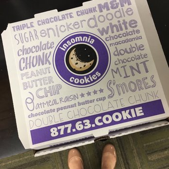 Insomnia Cookies - Love the pizza-style box. - Desserts Near Me - Minneapolis, Minnesota Insomnia Cookies - Love the pizza-style box. - Desserts Near Me - Minneapolis, Minnesota