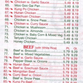 China Wok - the menu of the restaurant - Chinese Near Me - Independence, Missouri