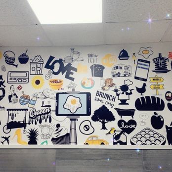 Up For Brunch - Restroom wall art - Breakfast & Brunch Near Me - Shreveport, Louisiana