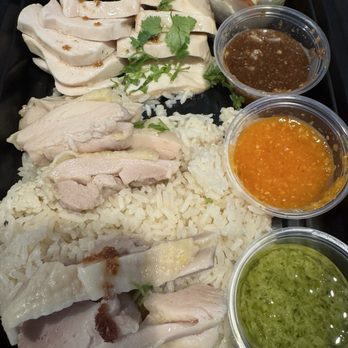 Kao Mun Gai - White Meat and Dark Meat over Rice - Thai Near Me - Glendora, California Kao Mun Gai - White Meat and Dark Meat over Rice - Thai Near Me - Glendora, California