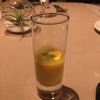 mar'sel - A little butternut squash Amuse Bouche to get our palettes wet ;) - New American Near Me - Rancho Palos Verdes, California mar'sel - A little butternut squash Amuse Bouche to get our palettes wet ;) - New American Near Me - Rancho Palos Verdes, California