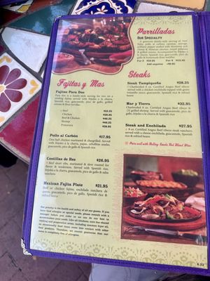 Menu photo 8 La Margarita San Antonio, TX