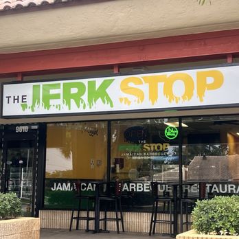 The Jerk Stop - Restaurant signage - Caribbean Near Me - Pembroke Pines, Florida