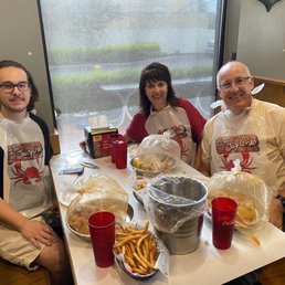 Three hungry people.