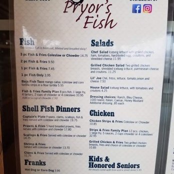 Pryor's Restaurant - Seafood Near Me - Otis Orchards, Washington Pryor's Restaurant - Seafood Near Me - Otis Orchards, Washington