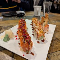 Koi Hibachi & Kitchen - Paradise and Sweet Sensation rolls