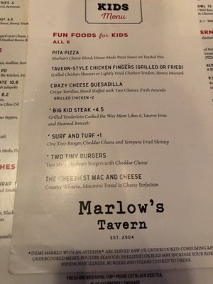 Menu photo 5 Marlow's Tavern Marietta, GA Menu photo 5 Marlow's Tavern Marietta, GA