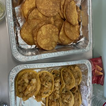 Taqueria Mil Amores - Freshly made tostadas, and potato tacos for our vegan coworker - Fast Food Near Me - Bakersfield, California