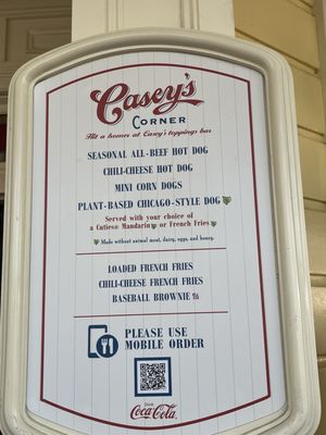 Menu photo 2 Casey's Corner Orlando, FL
