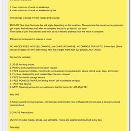 Message stating that they are available 24/7 via call or text Message stating that they are available 24/7 via call or text