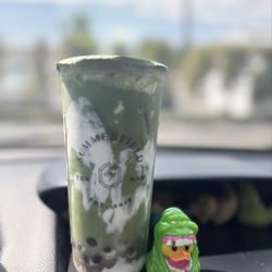Summerfield Tea Bar - Matcha Gon' Bananas, Add Honey Boba