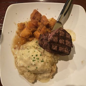 Florida's Fresh Grill - Fillet Mignon/mashed potatoes/butternut squash - Seafood Near Me - Cocoa Beach, Florida