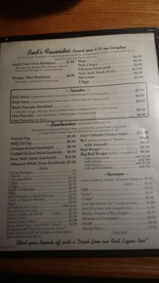 Menu photo 8 Bud's Pub & Grill Dixon, CA