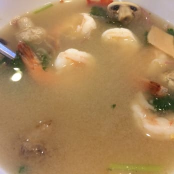 Chao Thai - Tom yum gong (half drank already) - Thai Near Me - Elmhurst, New York Chao Thai - Tom yum gong (half drank already) - Thai Near Me - Elmhurst, New York