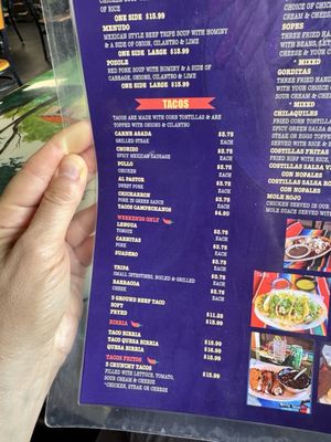 Menu photo 1 Chapultepec Hallandale Beach, FL