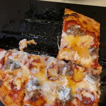Serious Pie Downtown - Pepperoni and sausage. - Pizza Near Me - Seattle, Washington
