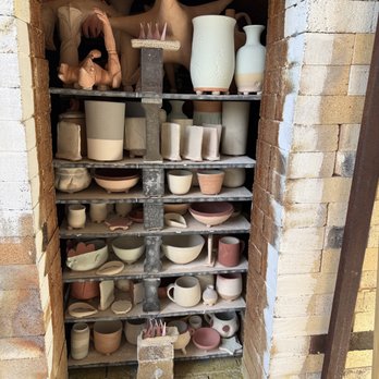 Rat City Studios - The soda kiln is all loaded up with pottery ready to be fired! - Art Classes Near Me - Seattle, Washington