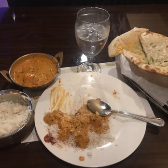Tandoori Kitchen - Chicken Tiki Masala with garlic cheese Nan .... amazing! - Indian Near Me - Lafayette, Colorado