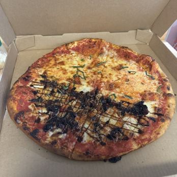 Pinky Ring Pizza - Half cheese/half porchetta - Pizza Near Me - Madison, Tennessee Pinky Ring Pizza - Half cheese/half porchetta - Pizza Near Me - Madison, Tennessee