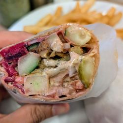 Effy's Cafe - Vegetarian Shawarma Wrap ($13.95)