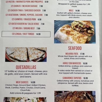 Iztac Mexican Cantina - Menu - Mexican Near Me - Fredericksburg, Virginia