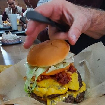 Ned's - The double Ned burger, huge! - American Near Me - Aynor, South Carolina