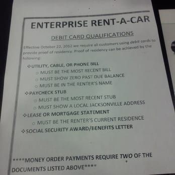 Enterprise Rent-A-Car - You can reserve with your debit card! Yay! - Car Rental Near Me - Jacksonville, Florida