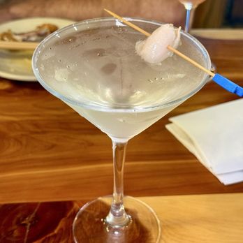 Ngon Vietnamese Kitchen - Đà Lạt Chill - Ngon's lychee martini made with Tito's vodka, Soho lychee, garnished with lychee - Vietnamese Near Me - Dallas, Texas Ngon Vietnamese Kitchen - Đà Lạt Chill - Ngon's lychee martini made with Tito's vodka, Soho lychee, garnished with lychee - Vietnamese Near Me - Dallas, Texas