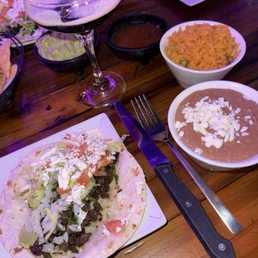 Steak taco