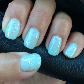 Deva Hair & Nail Salon - Baby blue with thick iridescent glitter - Hair Salons Near Me - San Diego, California Deva Hair & Nail Salon - Baby blue with thick iridescent glitter - Hair Salons Near Me - San Diego, California
