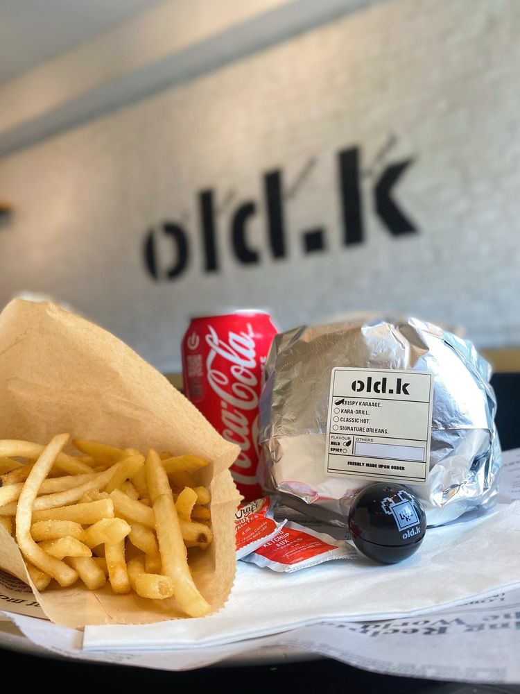 Old K Chicken Burgers