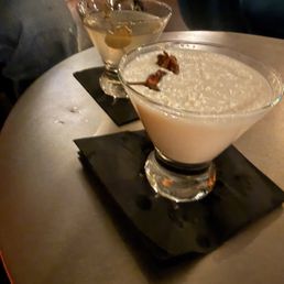Dirty Martini and their seasonal martini Dirty Martini and their seasonal martini