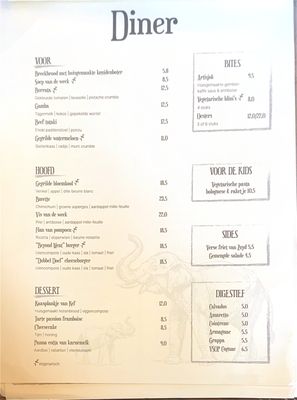 Menu photo 1 De Groene Olifant Amsterdam, NH