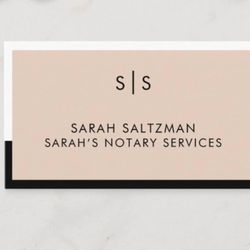 Sarah's Notary Services