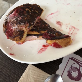 Beach Plum Kitchen - Burnt Raspberry-Mascarpone French Toast - New American Near Me - Carlsbad, California