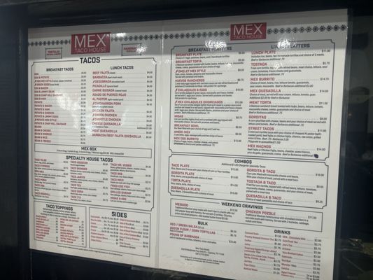Menu photo 3 Mex Taco House Cypress, TX