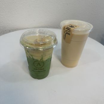 Aroma - Banana Cream Matcha - Desserts Near Me - San Jose, California Aroma - Banana Cream Matcha - Desserts Near Me - San Jose, California