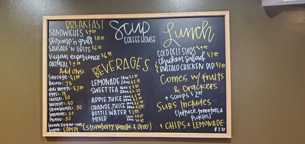 Menu photo 2 Scup Coffee House LaGrange, GA Menu photo 2 Scup Coffee House LaGrange, GA