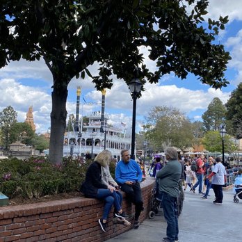Cafe Orleans - View from our table along the rail - Cajun/Creole Near Me - Anaheim, California
