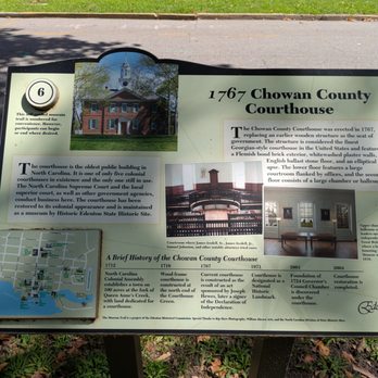 Historic 1767 Chowan County Courthouse - Historic Chowan County Courthouse, Edenton - Historical Tours Near Me - Edenton, North Carolina