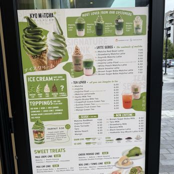 Kyo Matcha - Menu - Desserts Near Me - Columbia, Maryland Kyo Matcha - Menu - Desserts Near Me - Columbia, Maryland