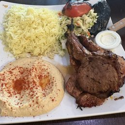 Lamb chop plate Lamb chop plate