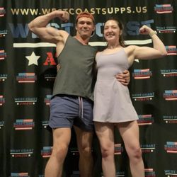 West Coast Fitness Lacey - The husband and myself