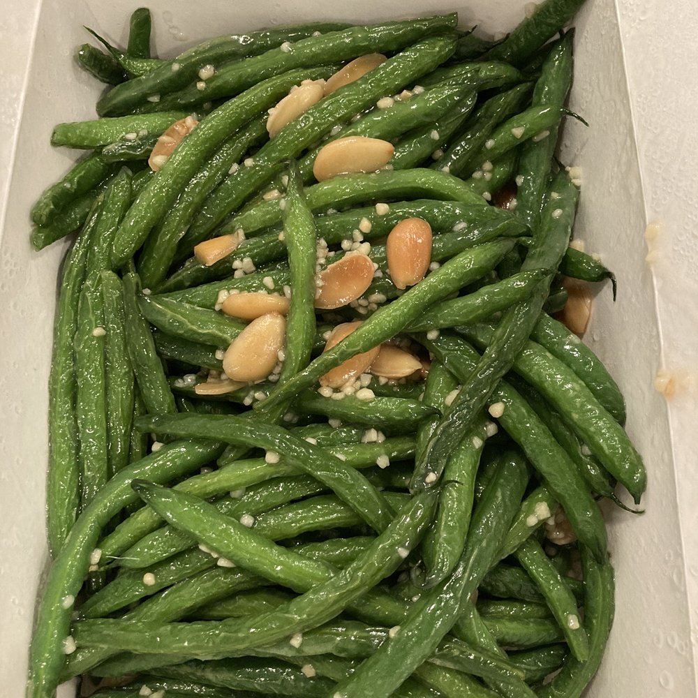 Snappy Dragon - Green Dry Sauteed String Beans with Almonds (garlic sauce) - Chinese Near Me - Seattle, Washington
