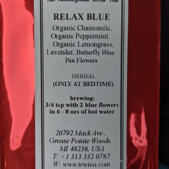 The Rendezvous With Tea - a bag of relax blue tea - Coffee & Tea Near Me - Grosse Pointe, Michigan The Rendezvous With Tea - a bag of relax blue tea - Coffee & Tea Near Me - Grosse Pointe, Michigan