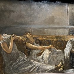 Musée Marmottan Monet - Opium Den, resorting to aids to sleep.