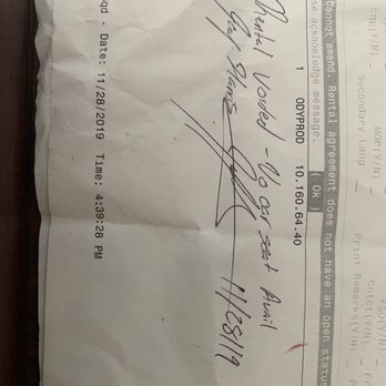 Enterprise Rent-A-Car - Required a written statement before leaving . This was signed by the manager - Car Rental Near Me - Richmond, Virginia