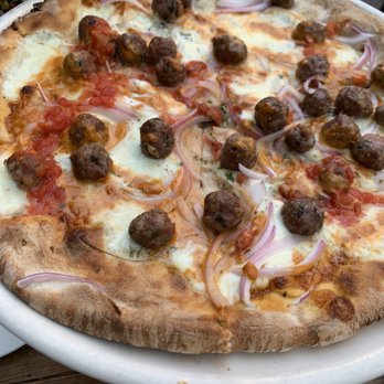 Bodrum - Bodrum Meatball Pizza - Mediterranean Near Me - New York, New York Bodrum - Bodrum Meatball Pizza - Mediterranean Near Me - New York, New York